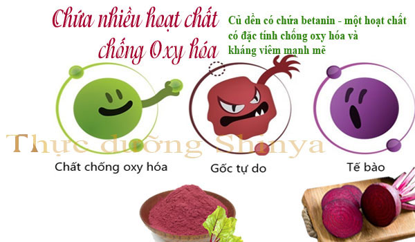 công dụng của củ dền